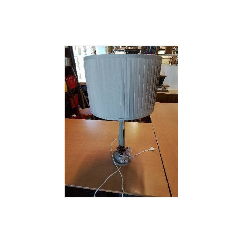 LAMPE BOIS PEINT GRIS AJ TAUPE
