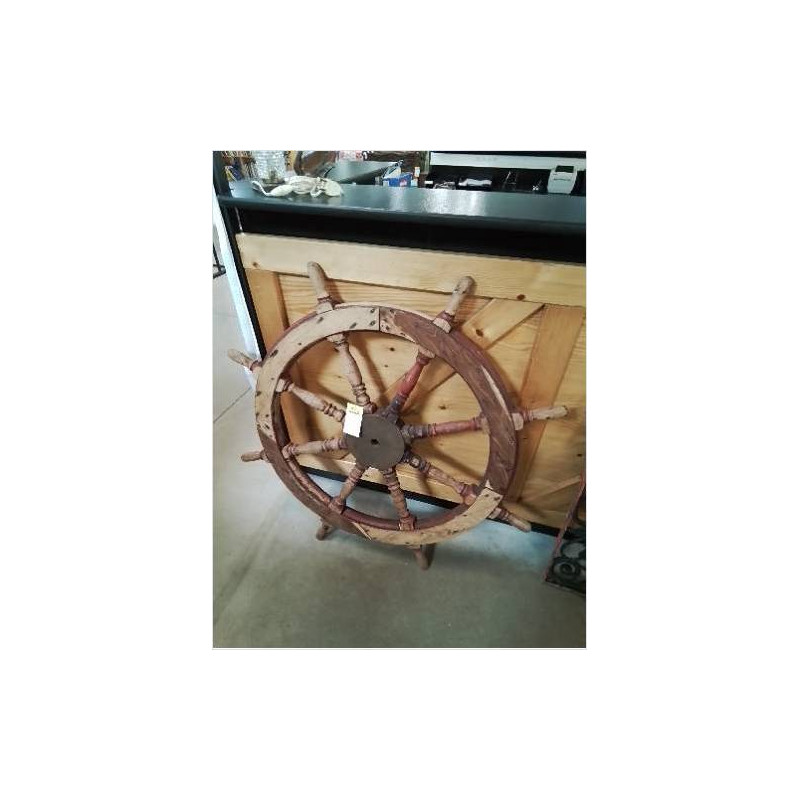 BARRE A ROUE DE NAVIGATION FIN XIXE DEBUT XXE 113 CM