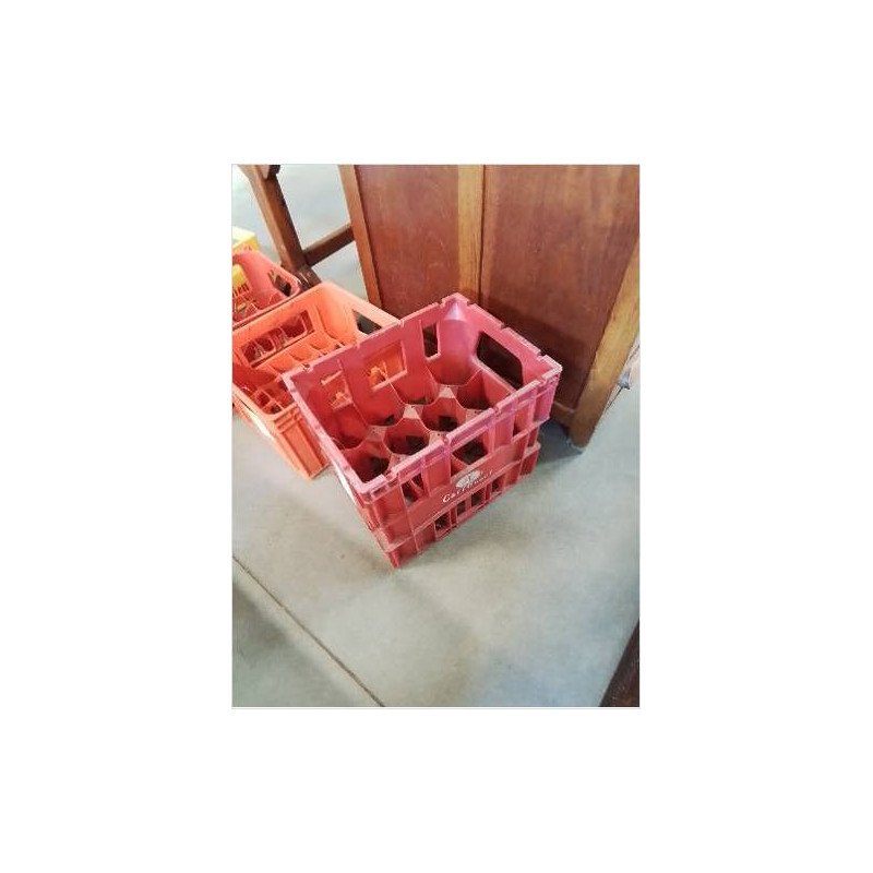 CASIER A BOUTEILLES RÉSINE ROUGE CARROUSEL