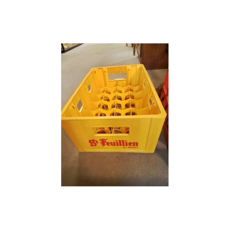 CASIER A  BOUTEILLES RÉSINE JAUNE ST FEUILLIEN