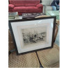 GRAVURE VIEUX PORT DE NORMANDIE XIXE   MAXIME LALANNE -1827 1886-  36X26,5CM