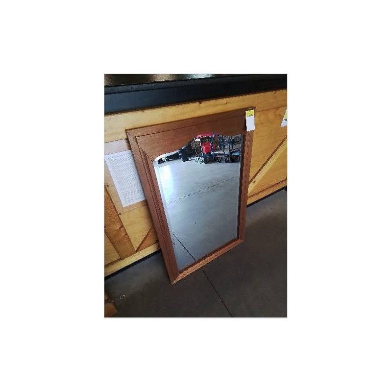 MIROIR RECTANGULAIRE CINTRÉ BOIS CLAIR