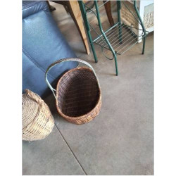 PANIER OVALE VANNERIE ANSE...