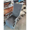 TRANSAT RELAX ALU ET TOILE GRIS KETTLER