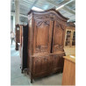 BUFFET CAUCHOIS DE MARIAGE CHENE  SCULPTÉ AU PANIER 