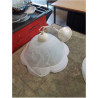 SUSPENSION VERRE BLANC 