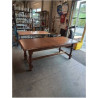 TABLE RECTANGULAIRE A ENTRETOISE PIEDS BALUSTRE 200X89X76CM