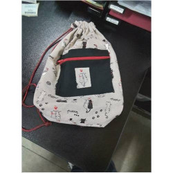 SAC A DOS TISSU CHAT 