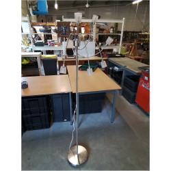 LAMPADAIRE LED MÉTAL CHROMÉ...