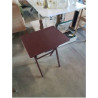 TABLE D’APPOINT PLIANTE BOIS CHOCOLAT 