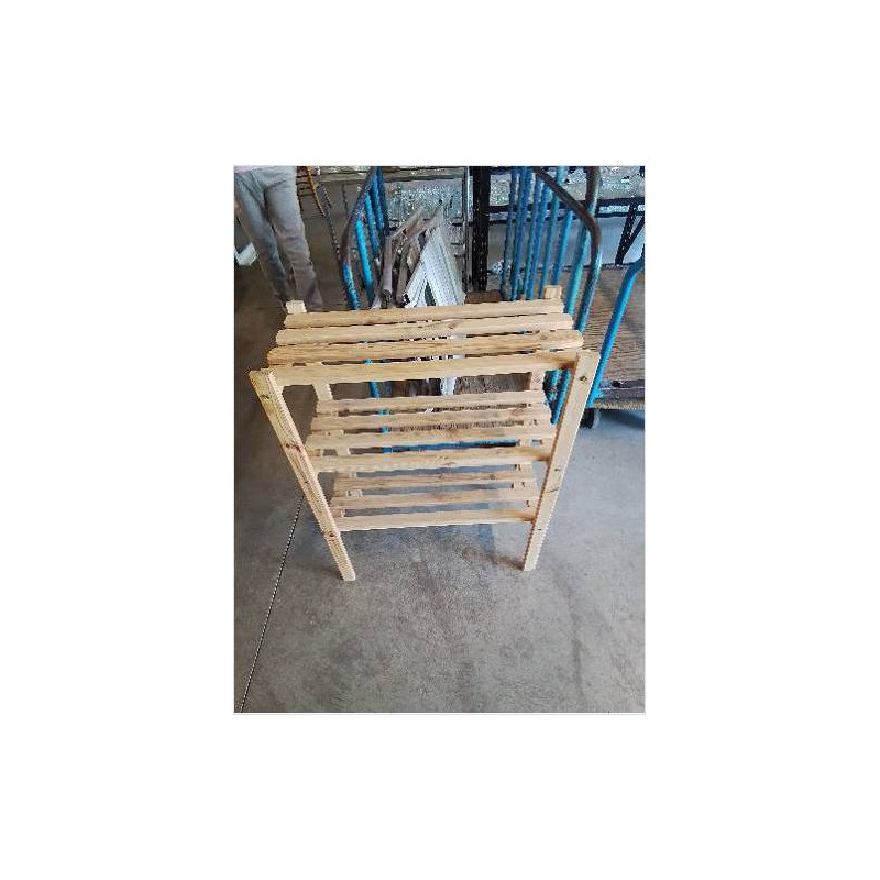ÉTAGÈRE PIN 3 TABLETTES AJOURÉ 