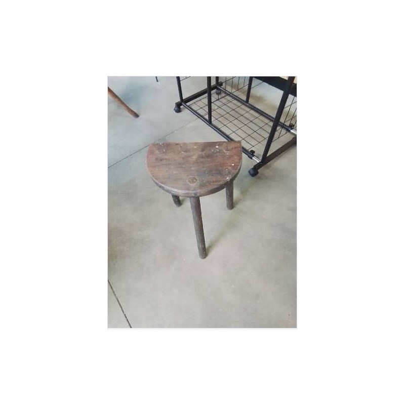PORTE PLANTE DEMI LUNE BOIS