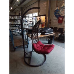 FAUTEUIL SUSPENDU MÉTAL ET...