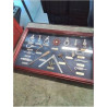 TABLEAU NOEUDS MARIN CADRE ROUGE