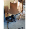 LAMPE CÉRAMIQUE AU PHARAON AJ OCRE