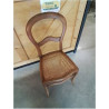 CHAISE BOIS CANNÉ DOSSIER CINTRÉ NAPOLÉON III 