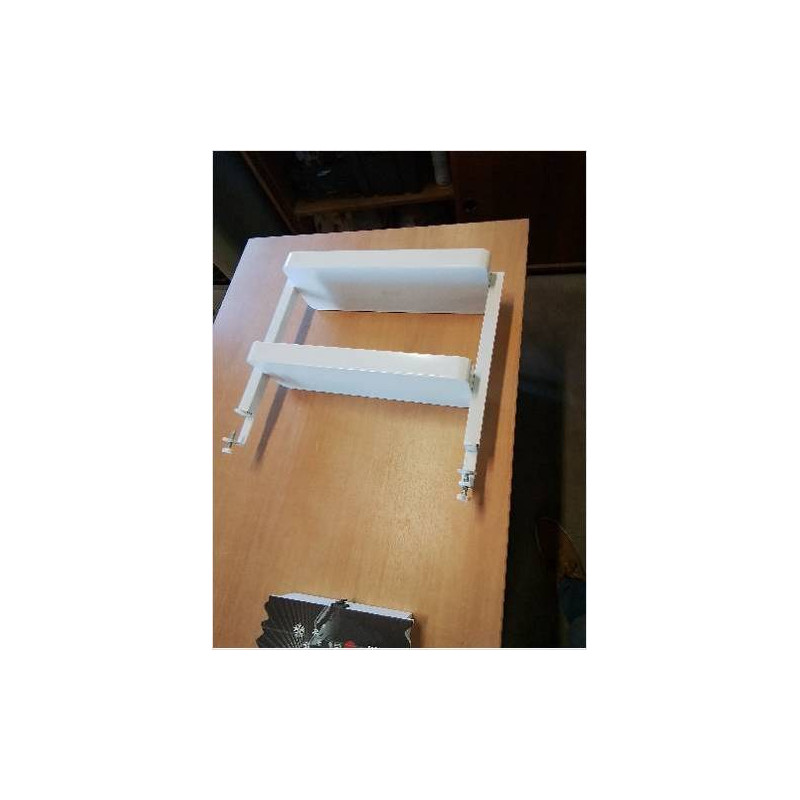 ÉTAGÈRE DE BUREAU METAL BLANC 