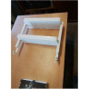 ÉTAGÈRE DE BUREAU METAL BLANC 