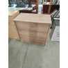 COMMODE BOIS CLAIR 3 TIROIRS 
