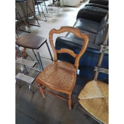 CHAISE BOIS CLAIR ASSISE...