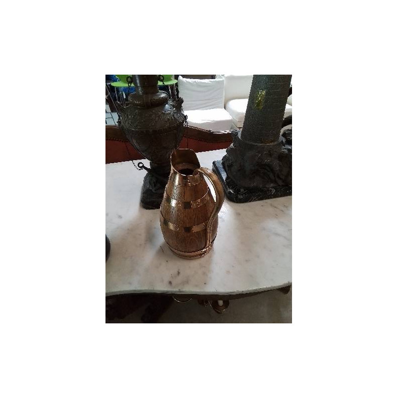CRUCHE BOIS CERCLÉ 