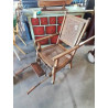 FAUTEUIL A PORTEUR BOIS ASSISE ET DOSSIER CANNÉ LIT ET FAUTEUILS MÉCANIQUES DUPONT 10 R HAUTEFEUILLE
