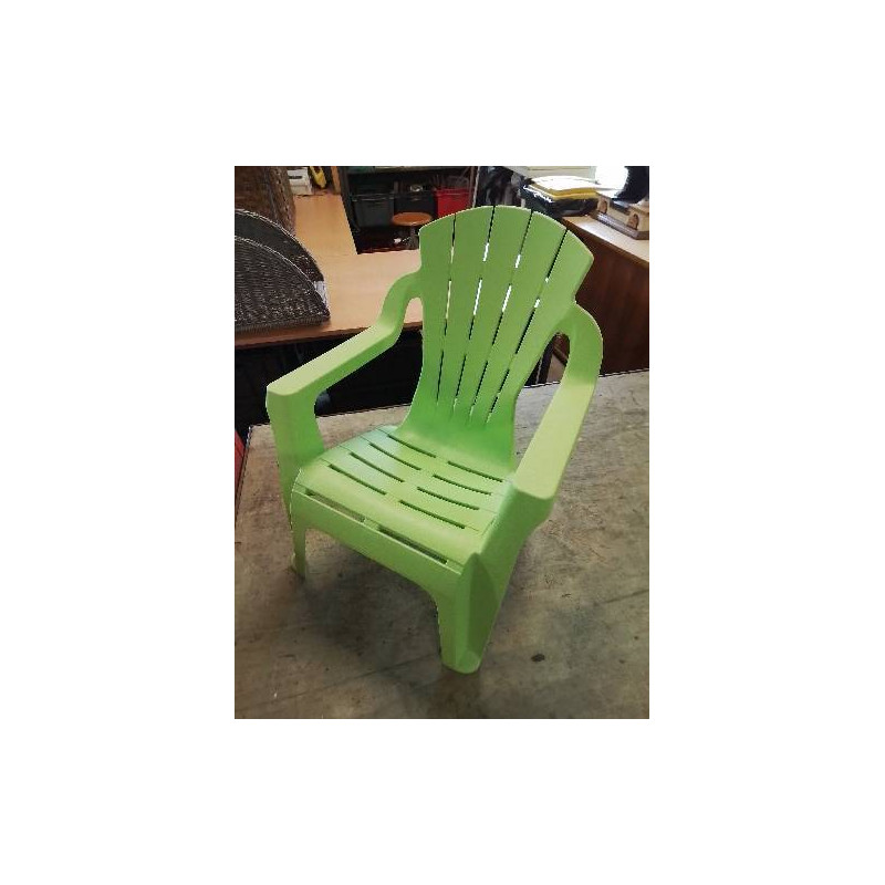 FAUTEUIL DE JARDIN ENFANT RÉSINE VERT PROGARDEN