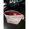 POCHETTE BEIGE ET ROUGE
