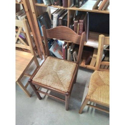 CHAISE DE CUISINE BOIS PAILLÉ
