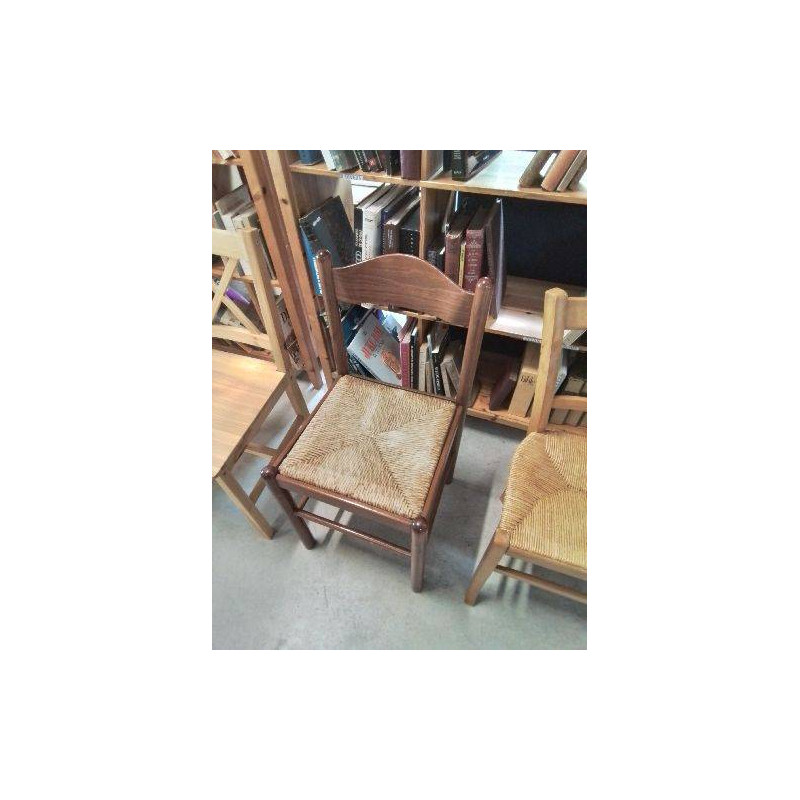 CHAISE DE CUISINE BOIS PAILLÉ