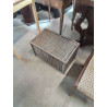 COFFRE VANNERIE TAUPE
