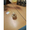 FLACON A PARFUM VERRE DORE