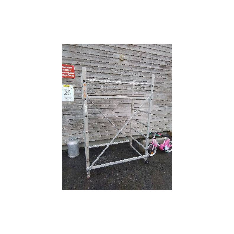 ECHAFAUDAGE ROULANT ALU HELVAL 150 KG MAX 196X136X80CM