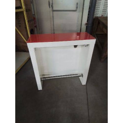 CONSOLE BOIS BLANC LAQUÉ...