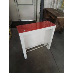 CONSOLE BOIS BLANC LAQUÉ...