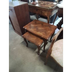 2 TABLES BASSE GIGOGNE BOIS...