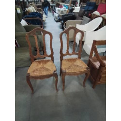 PAIRE DE CHAISES CINTRÉ...