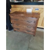 COMMODE CHANTOURNÉ 3 TIROIRS STYLE RÉGENCE COQUILLE 