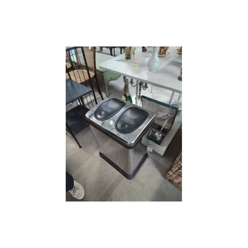 POUBELLE DE TRI 2 COMPARTIMENTS ZUNY 2X20L