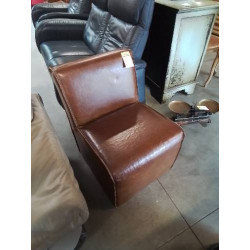 CHAUFFEUSE CUIR CHOCOLAT EN...