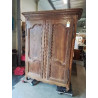 ARMOIRE LINGERE 2 PORTES BOIS MOULURÉ FIN XIXE