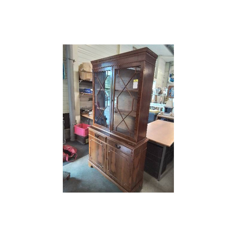 BUFFET 2 CORPS VITRÉE 4 PORTES 2 TIROIRS 