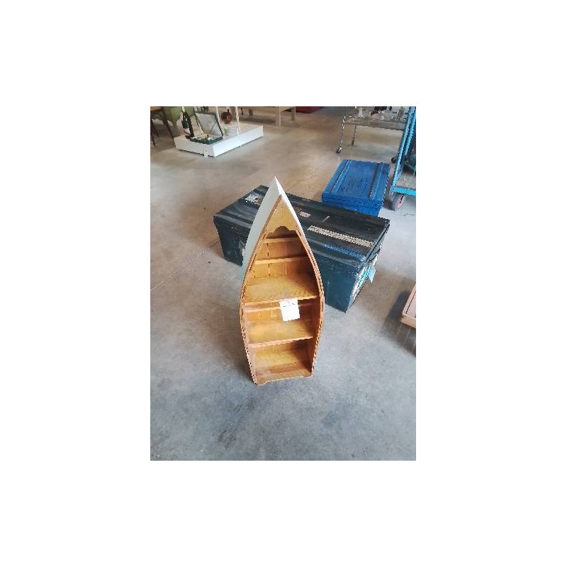 ÉTAGÈRE BATEAU PIN 3 NICHES 
