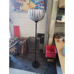 LAMPADAIRE MÉTAL NOIR ET...