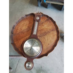 BAROMÈTRE THERMOMÈTRE BOIS 