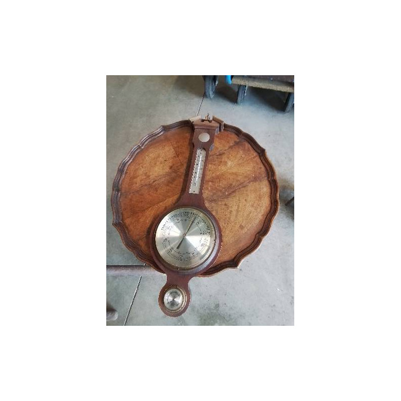 BAROMÈTRE THERMOMÈTRE BOIS 