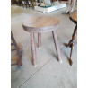 PORTE PLANTE ROND BOIS TRIPODE 