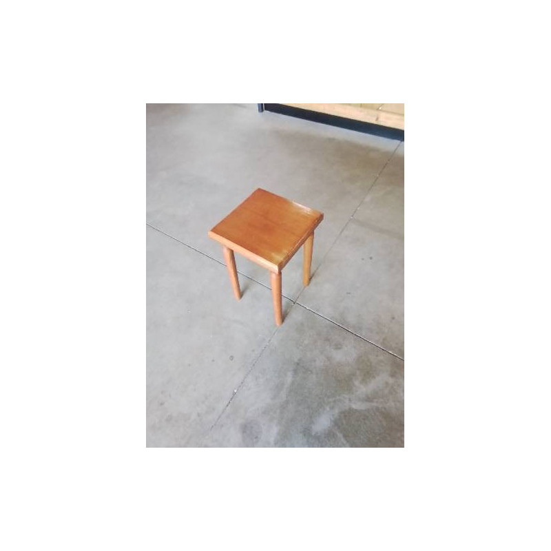 PORTE PLANTE CARRÉ BOIS CLAIR