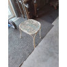 TABOURET DE JARDIN FER FORGÉ DÉBUT XXE