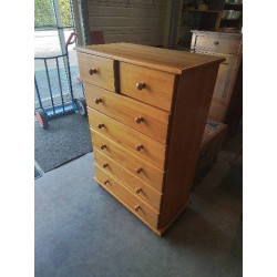 COMMODE PIN 7 TIROIRS 